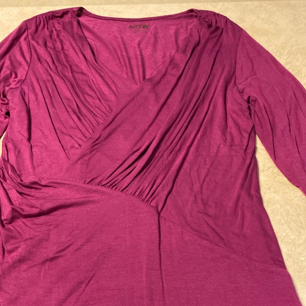 Apt 9 purple top
